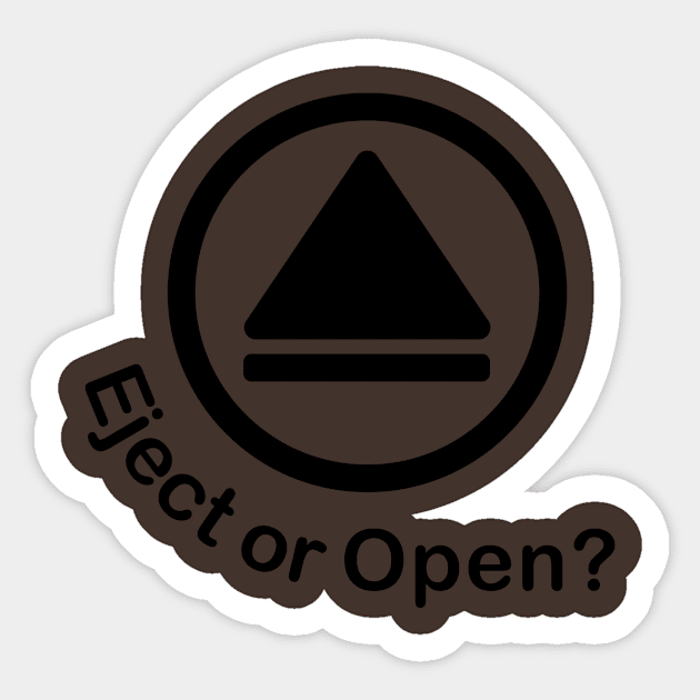 PLAYER ICONS - EJECT OR OPEN? V.2 Sticker by inukreasi